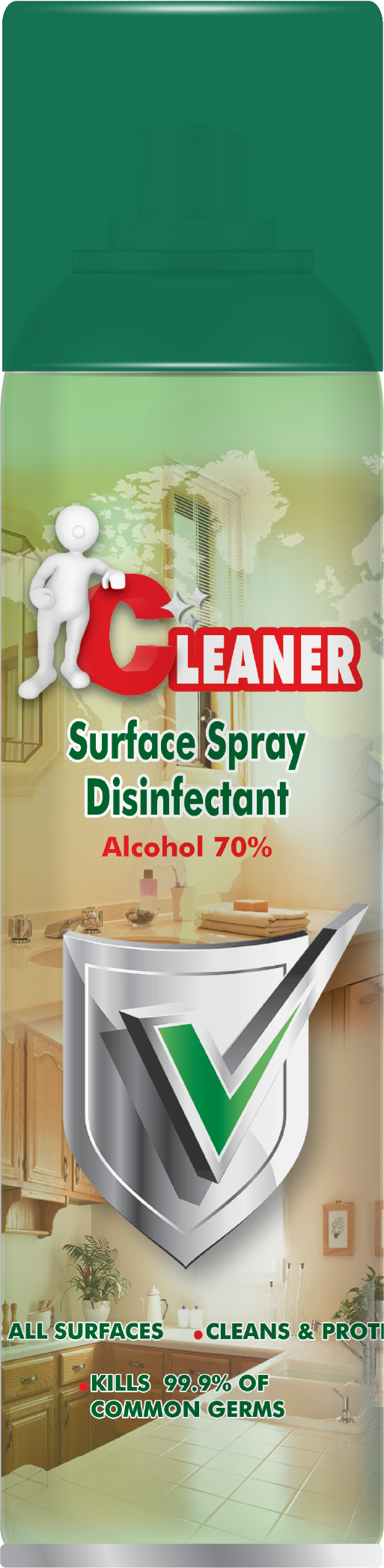 CLEANER DESINFECTANTE EN SPRAY DE SUPERFICIES